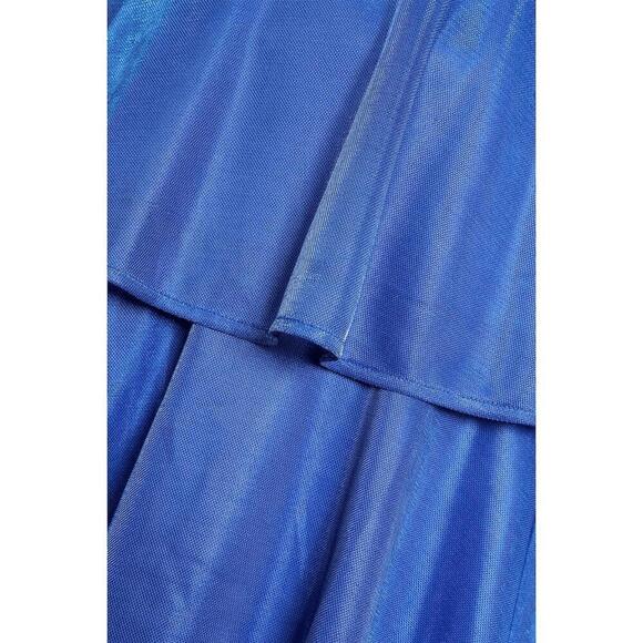 Lulu's Blue Tiered Maxi Dress with Spaghetti Straps Small - Picture 13 of 15